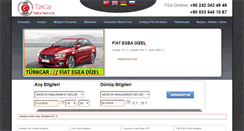 Desktop Screenshot of antalyarentacars.net